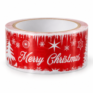 Merry Christmas PVC Klebeband rot